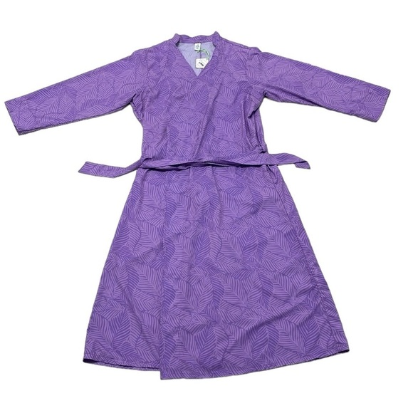 Clo Intimo Robe Women's M Medium Purple Amethyst Orquid Entanto Long Robe NWT - Picture 4 of 15